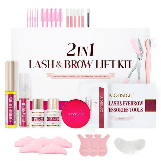 ICONSIGN 2 IN 1 Lash & Brow Lift Kit Fast Perm